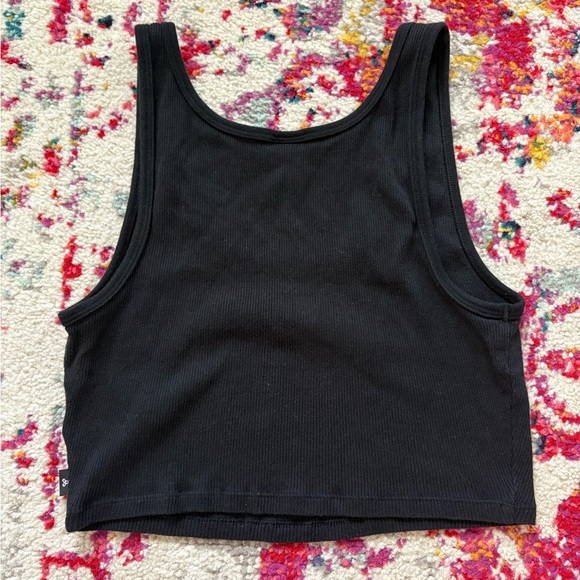 Aritzia TNA Black Ribbed Crop Tank - Picture 3 of 4